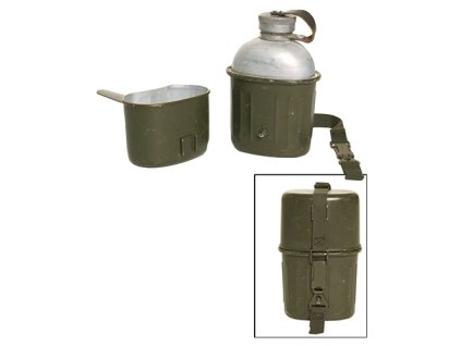 Láhev polní BW 3 dílná ZELENÁ použitá