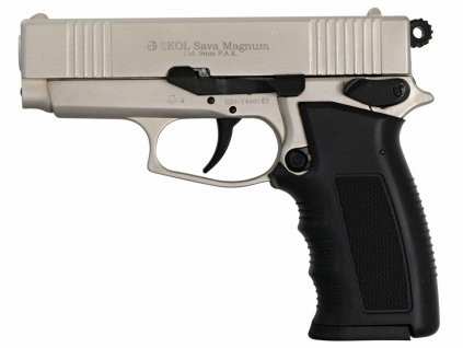 Plynová pistole Ekol Sava Magnum satén nikl cal.9mm