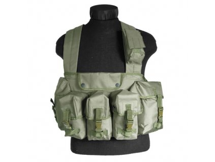 Vesta taktická CHEST RIG 6 kapes ZELENÁ  + Doprava zdarma na další nákup