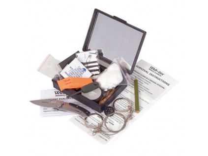 Souprava pro přežití COMBAT web-tex ČERNÁ