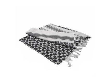 Šátek SHEMAGH BÍLO/ČERNÝ