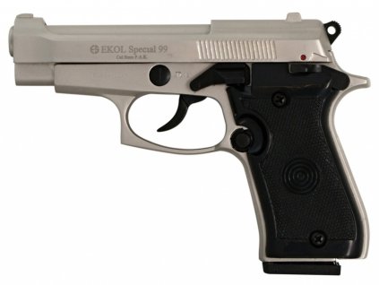 Plynová pistole Ekol Special 99 satén / nikl cal.9mm