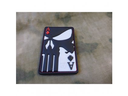 Nášivka PUNISHER ACE OF SPADES velcro