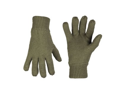 Rukavice Thinsulate™ pletené ZELENÉ (velikost M)