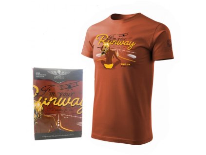 Triko RUNWAY ČERVENÉ (velikost L)