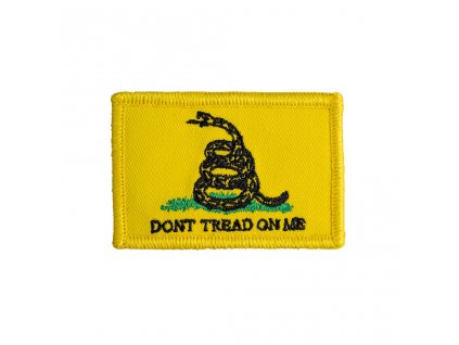 Nášivka DON´T TREAD ON ME velcro ŽLUTÁ