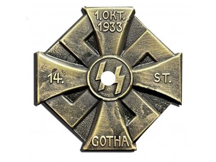 waffen ss 1933 gotha badge