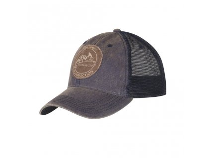 Čepice TRUCKER HELIKON-TEX síťovaná DIRTY WASHED NAVY