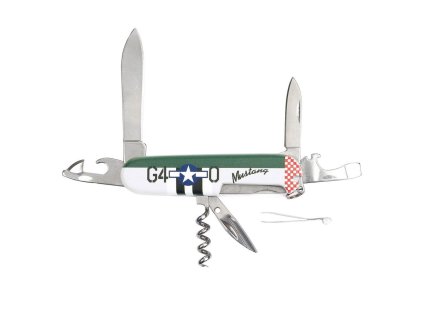 Nůž zavírací P-51 MUSTANG multifunkční série WWII