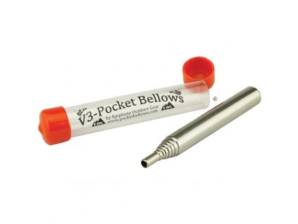 Rozdmýchávací teleskopická trubička na oheň V3