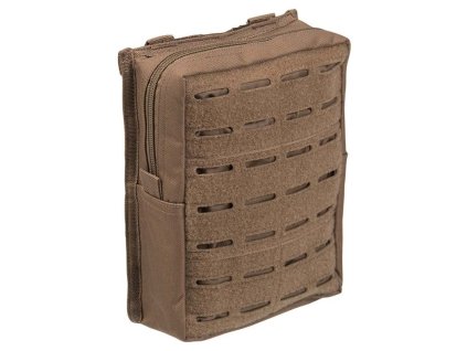 Pouzdro velké vertikální LASER CUT MOLLE DARK COYOTE