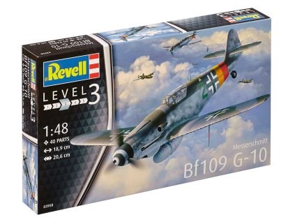 Plastic ModelKit letadlo 03958 - Messerschmitt Bf 109 G-10 (1:48) Revell