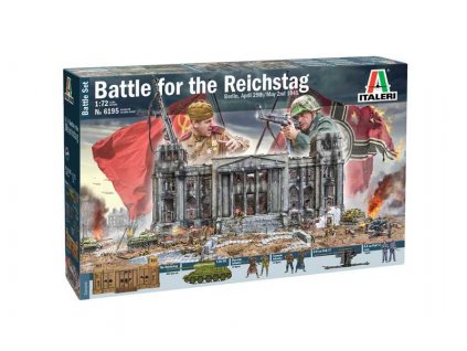 Model Kit diorama 6195 - Berlin 1945: Battle for the Reichstag (1:72) Italeri