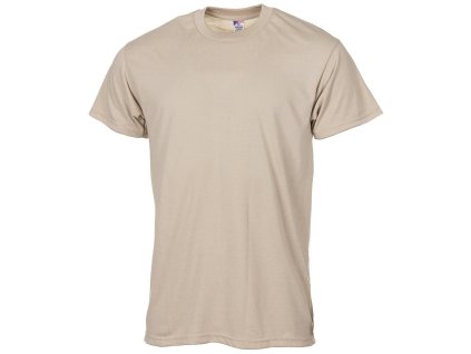 Triko US krátký rukáv PÍSKOVÉ (velikost L)