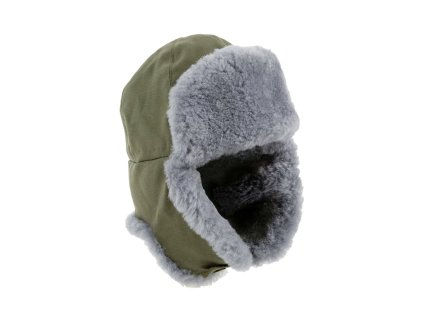 Beranice s kožešinou AČR vz.97 ZELENÁ (velikost 56)