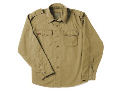 Košile VINTAGE FATIGUE KHAKI  + Doprava zdarma na další nákup