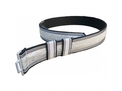 black ss brocade belt