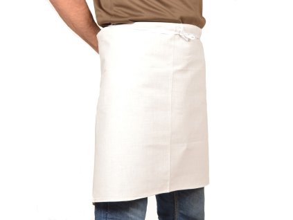 Zástěra krátká AČR BÍLÁ použitá