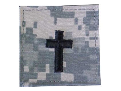 Nášivka VOJENSKÝ KNĚZ velcro ACU DIGITAL