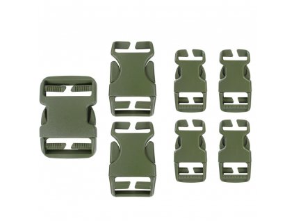 Přezky náhradní REPAIR KIT 7 ks ZELENÉ