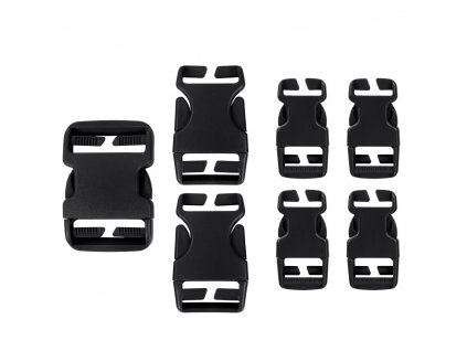 Přezky náhradní REPAIR KIT 7 ks ČERNÉ