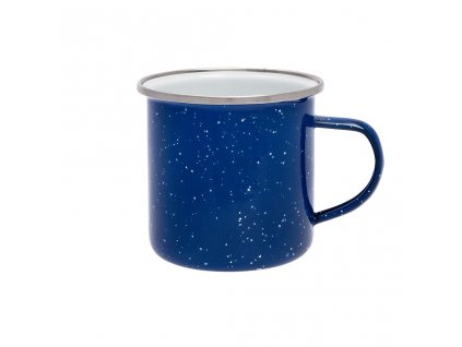Hrnek smaltovaný 360 ml se širokým okrajem MODRÝ
