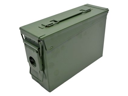 Bedna na munici AMMO US M19A1 CAL.30 bez potisku ZELENÁ