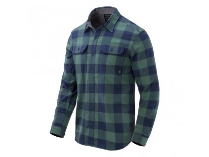 Košile GREYMAN dlouhý rukáv MOSS GREEN  + Doprava zdarma na další nákup