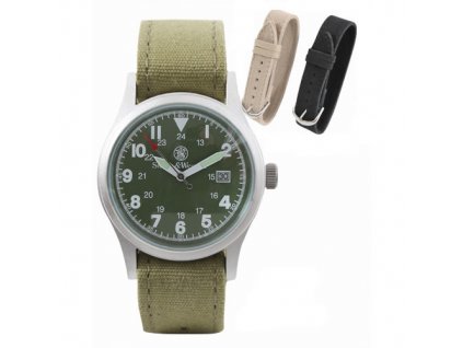 Hodinky MILITARY Smith&Wesson s výměnnými řemínky ZELENÉ  + Doprava zdarma na další nákup
