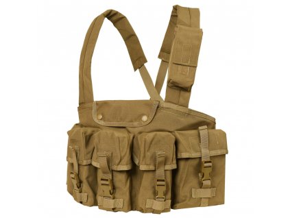 Vesta taktická CHEST RIG 7 kapes COYOTE BROWN  + Doprava zdarma na další nákup