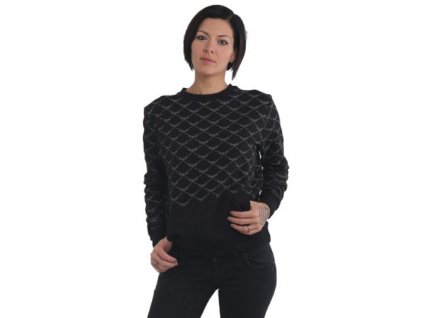 Yakuza mikina dámska MEMENTO MORI POUCH SWEATER GPB 14116 Black (Velikost XXL)