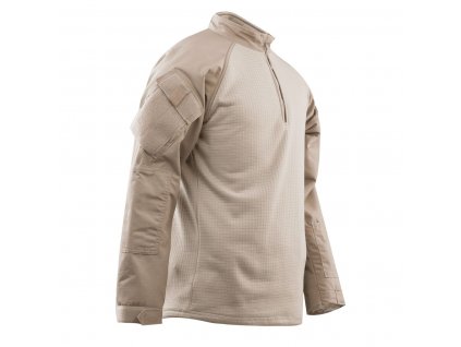 Košile taktická 1/4 zip COLD WEATHER KHAKI  + Doprava zdarma na další nákup