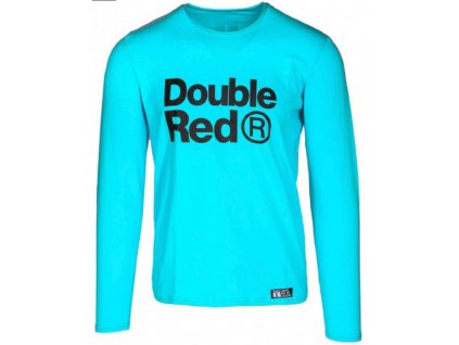 Double Red pánské triko s dlouhým rukávem Red Neon Long Sleeve Turquoise
