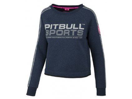 PitBull West Coast - dámská mikina PitBull ATHLETICA TMAVĚ MODRÁ  + Doprava zdarma na další nákup