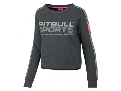 PitBull West Coast - dámská mikina PitBull ATHLETICA TMAVĚ ŠEDÁ (Velikost S)