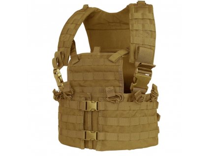 Vesta taktická MOLLE CHEST SET COYOTE BROWN  + Doprava zdarma na další nákup