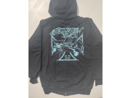 Pánská mikina BLACK HEART Hot Rod černá (Velikost M)