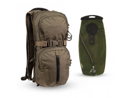 Batoh MINI ME Hydro MILITARY GREEN  + Nůž Mikov Rybička stříbrná 130-NZn-242