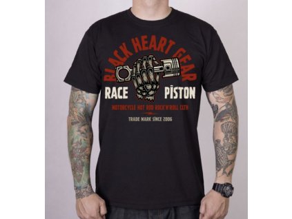 Pánské triko Black Heart RACE PISTON (Velikost M)