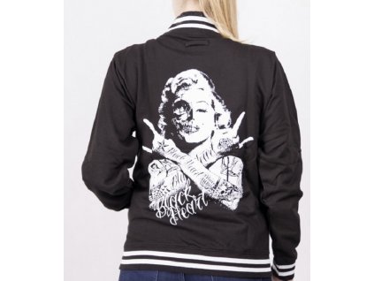 Dámská Mikina BLACK HEART BITCH (Velikost S)