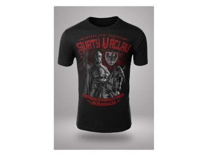 Pánské tričko Česká krev Sv. Václav (Velikost M)