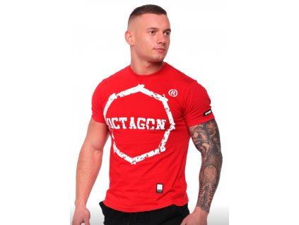 PÁNSKÉ TRIKO OCTAGON Zuby red