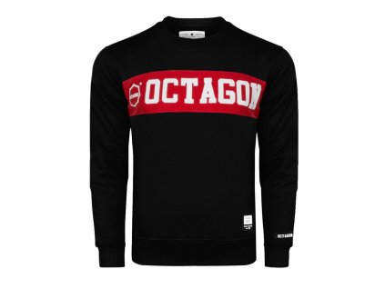 Pánská mikina OCTAGON Middle black  + Doprava zdarma na další nákup