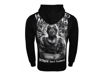 Pánská mikina OCTAGON Welcome To My World 2 s kapucí černá (Velikost M)