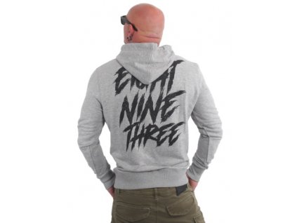 Pánská mikina Yakuza Fat Tag 21003 Hellgrau meliert (Velikost 5XL)