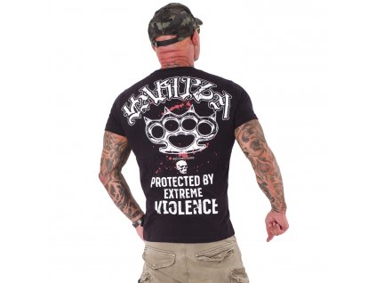 Pánské triko Yakuza Violence TSB 21055 černá  + Sleva 5% Zadejte v košíku kod "YAKUZA" a sleva je Vaše