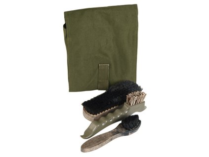 Sada 3 ks čistících kartáčů na obuv holandská