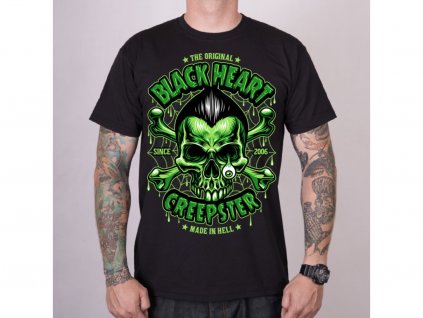 Pánské Triko BLACK HEART CREEPSTER (Velikost M)