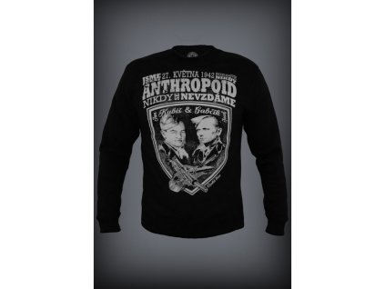 Pánská mikina Česká krev ANTHROPOID (Velikost M)