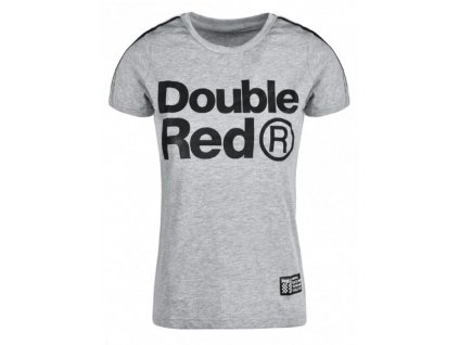 Double Red T-Shirt TRADEMARK B&W Edition Light Grey